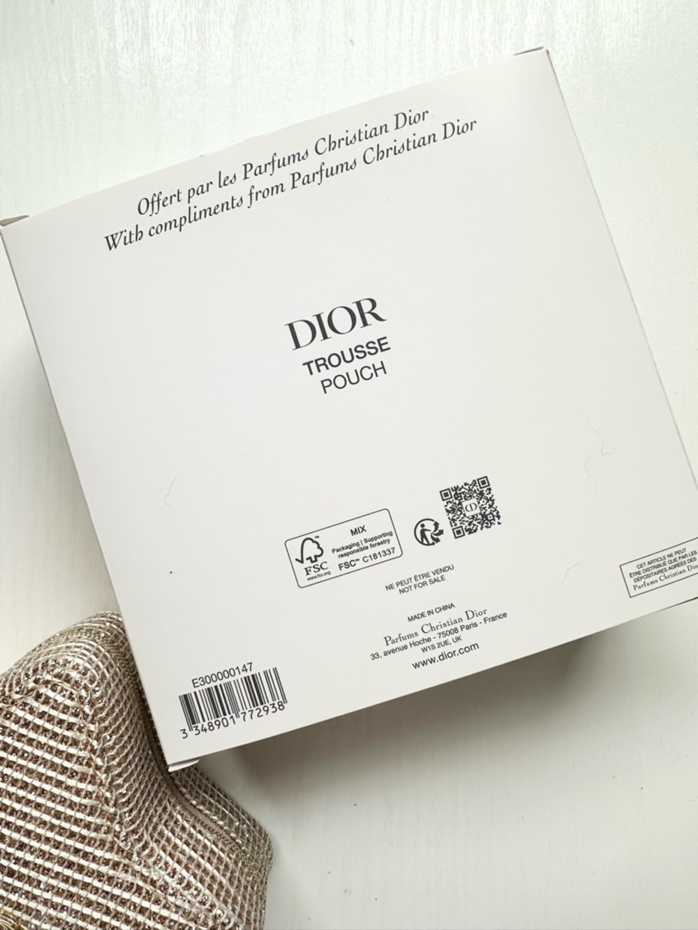 ✨NIB Limited Edition Sparkly Dior Star Makeup Pouch - Picture 5 of 5